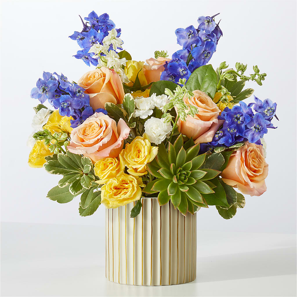 Cobalt Reverie Bouquet – Overnightflowerdelivery.com, Tontitown AR