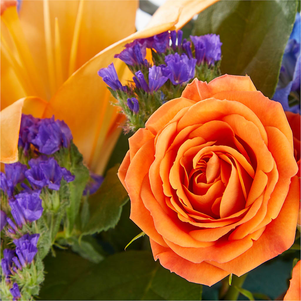 Radiant Citrus Box Bouquet – Overnightflowerdelivery.com, Tontitown AR