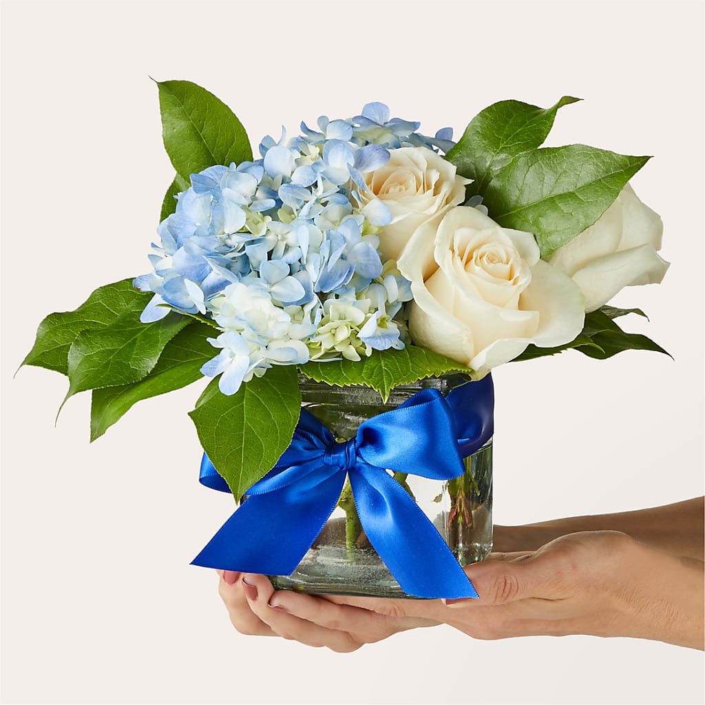 Sky Blue Delight Bouquet – Overnightflowerdelivery.com, Tontitown AR