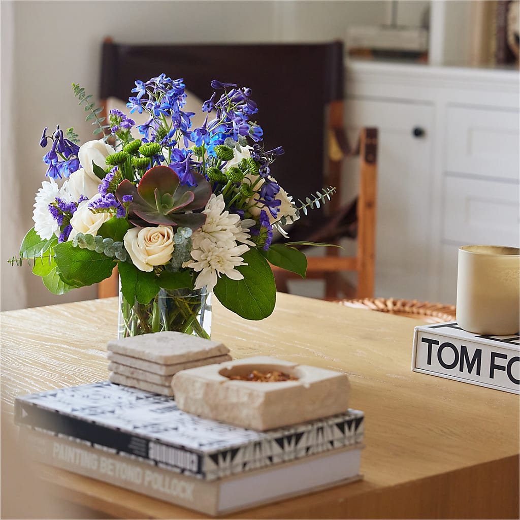 Cerulean Waves Bouquet – Overnightflowerdelivery.com, Tontitown AR