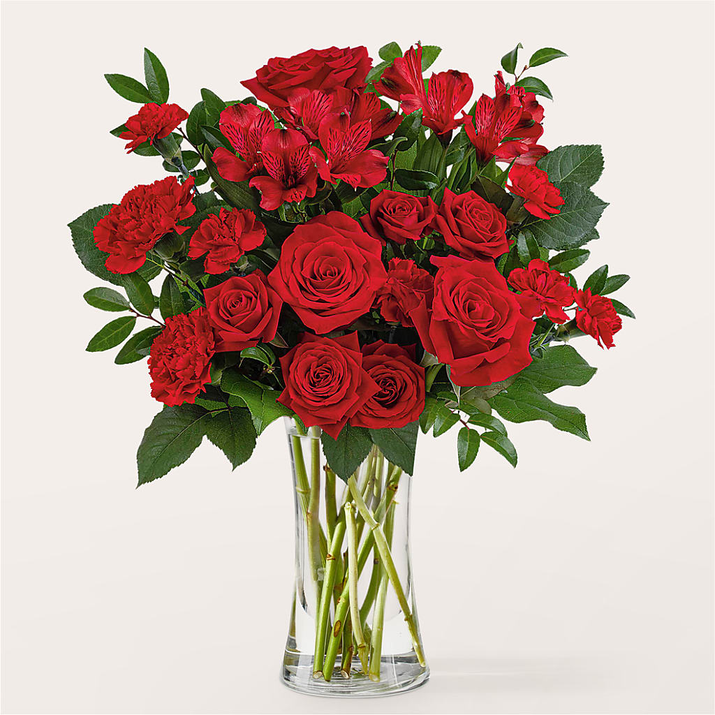 Brilliant Ruby Bouquet – Overnightflowerdelivery.com, Tontitown AR