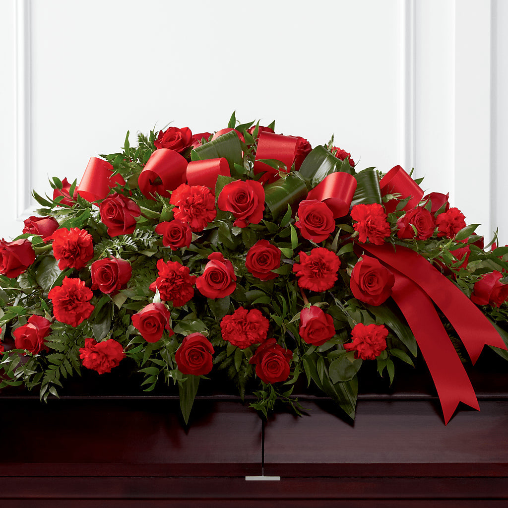 Tribute of Life Casket Spray – Overnightflowerdelivery.com, Tontitown AR