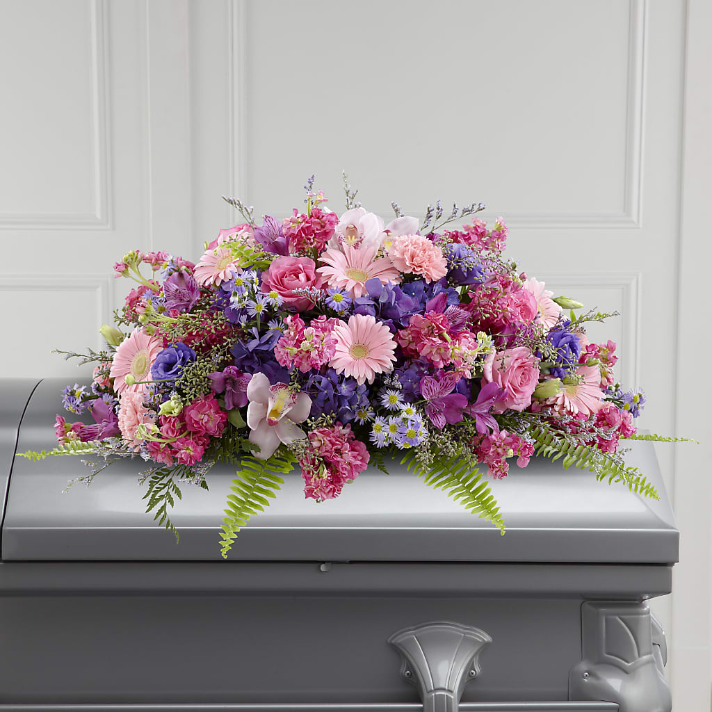 Glorious Garden Casket Spray – Overnightflowerdelivery.com, Tontitown AR