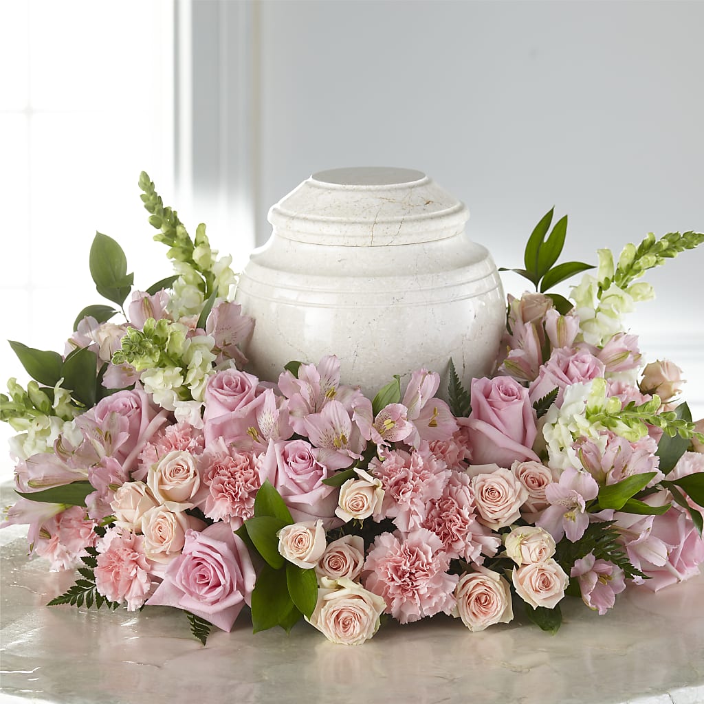 Blooms of Hope Cremation Adornment – Overnightflowerdelivery.com, Tontitown AR