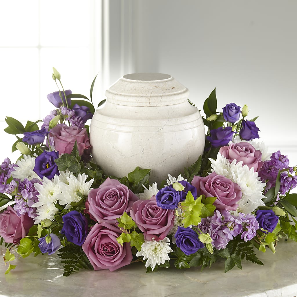Blooming Sympathy Cremation Adornment – Overnightflowerdelivery.com, Tontitown AR