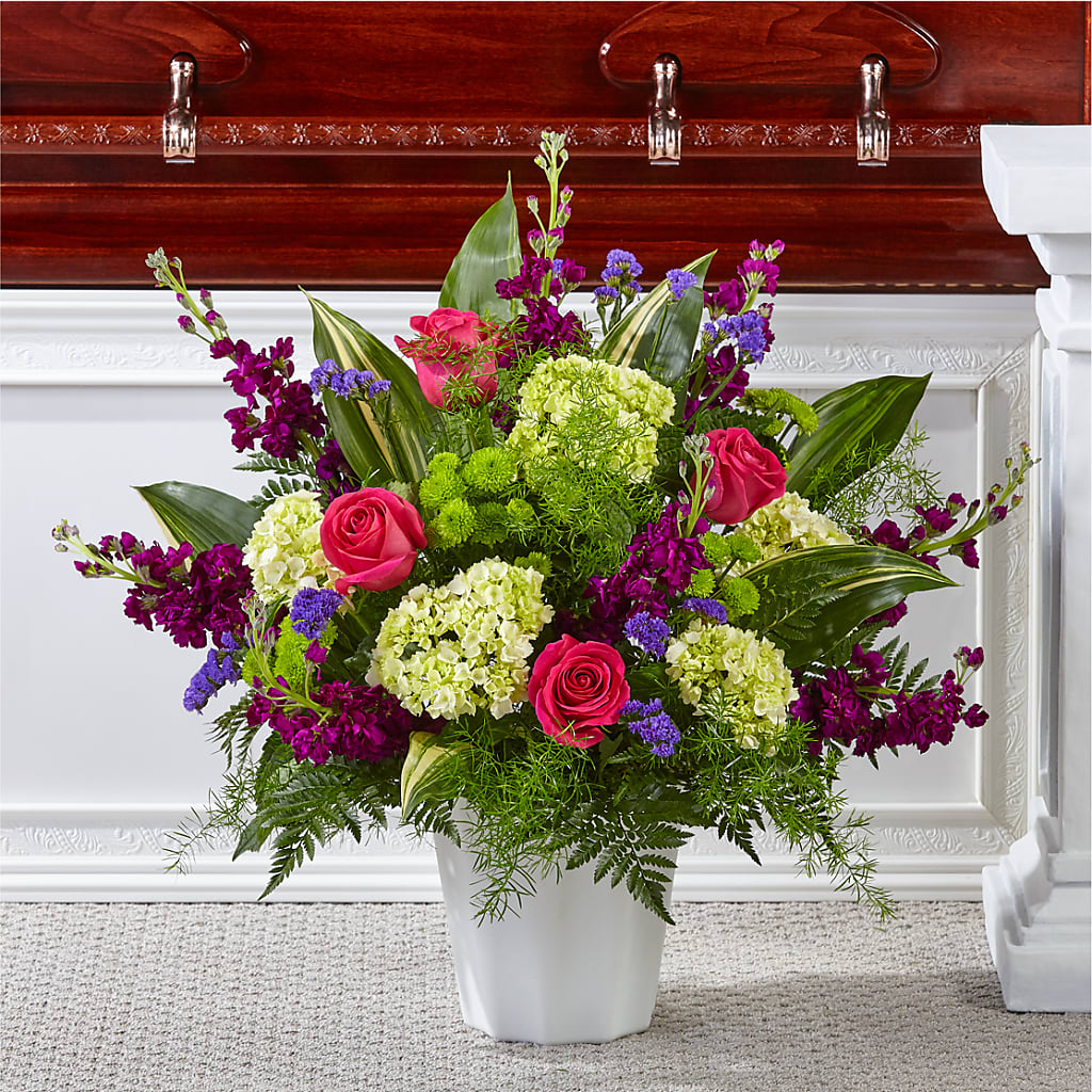 Beautiful Horizons Floor Basket – Overnightflowerdelivery.com, Tontitown AR