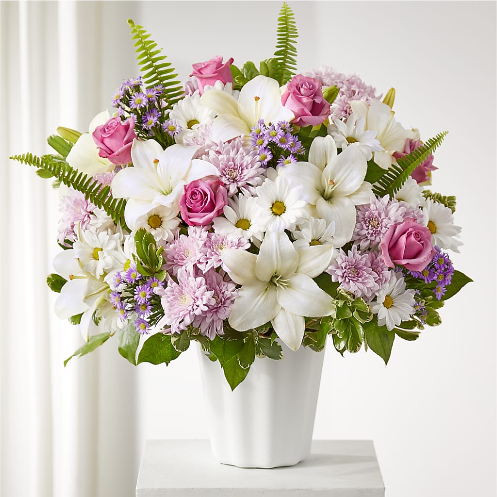 Warmest Thoughts Tabletop Basket – Overnightflowerdelivery.com, Tontitown AR