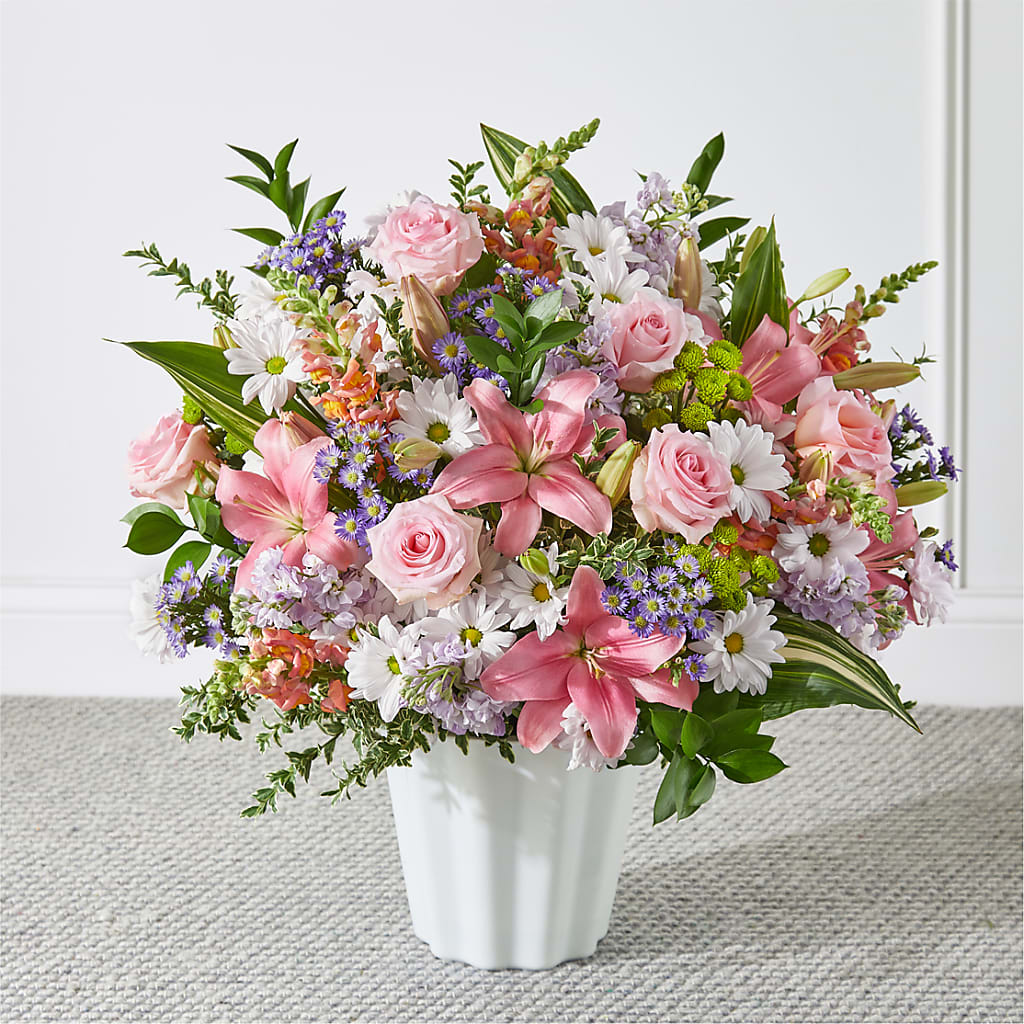 Abundant Compassion Floor Basket – Overnightflowerdelivery.com, Tontitown AR