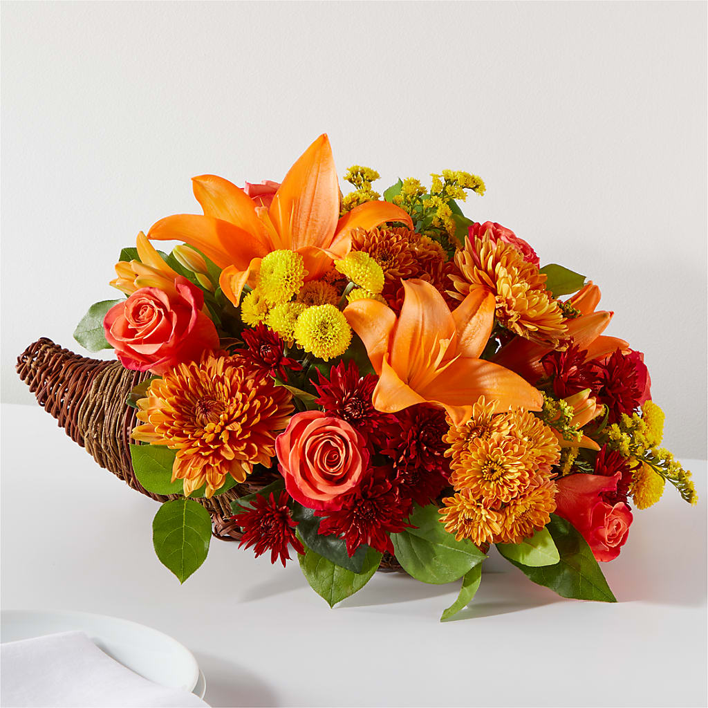 Bouquet of Blessings Cornucopia – Overnightflowerdelivery.com, Tontitown AR