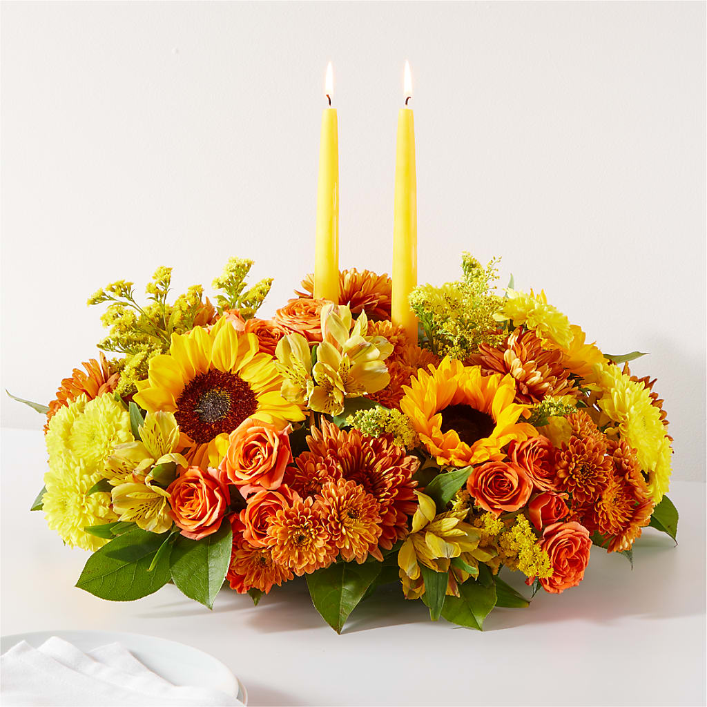 Autumn Harmony Centerpiece – Overnightflowerdelivery.com, Tontitown AR