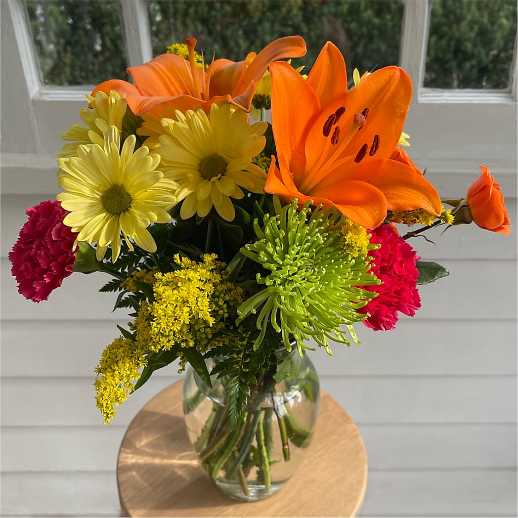 Bold & Bright – A Florist Original –  Overnightflowerdelivery.com, Tontitown AR