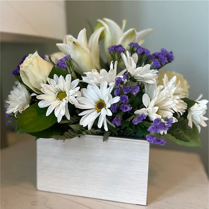 Beyond Blue Box Bouquet –  Overnightflowerdelivery.com, Tontitown AR