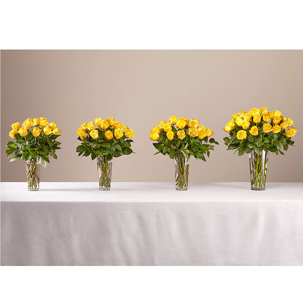 Long Stem Yellow Rose Bouquet –  Overnightflowerdelivery.com, Tontitown AR