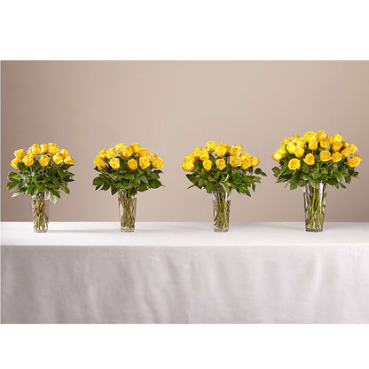 Long Stem Yellow Rose Bouquet –  Overnightflowerdelivery.com, Tontitown AR