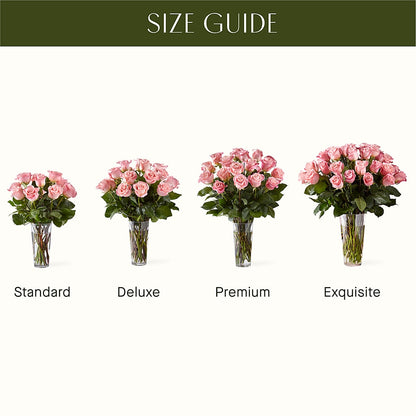 Long Stem Pink Rose Bouquet –  Overnightflowerdelivery.com, Tontitown AR
