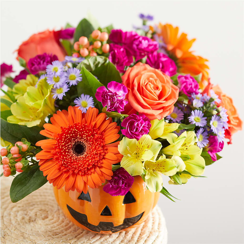 Tricks & Treats Pumpkin –  Overnightflowerdelivery.com, Tontitown AR