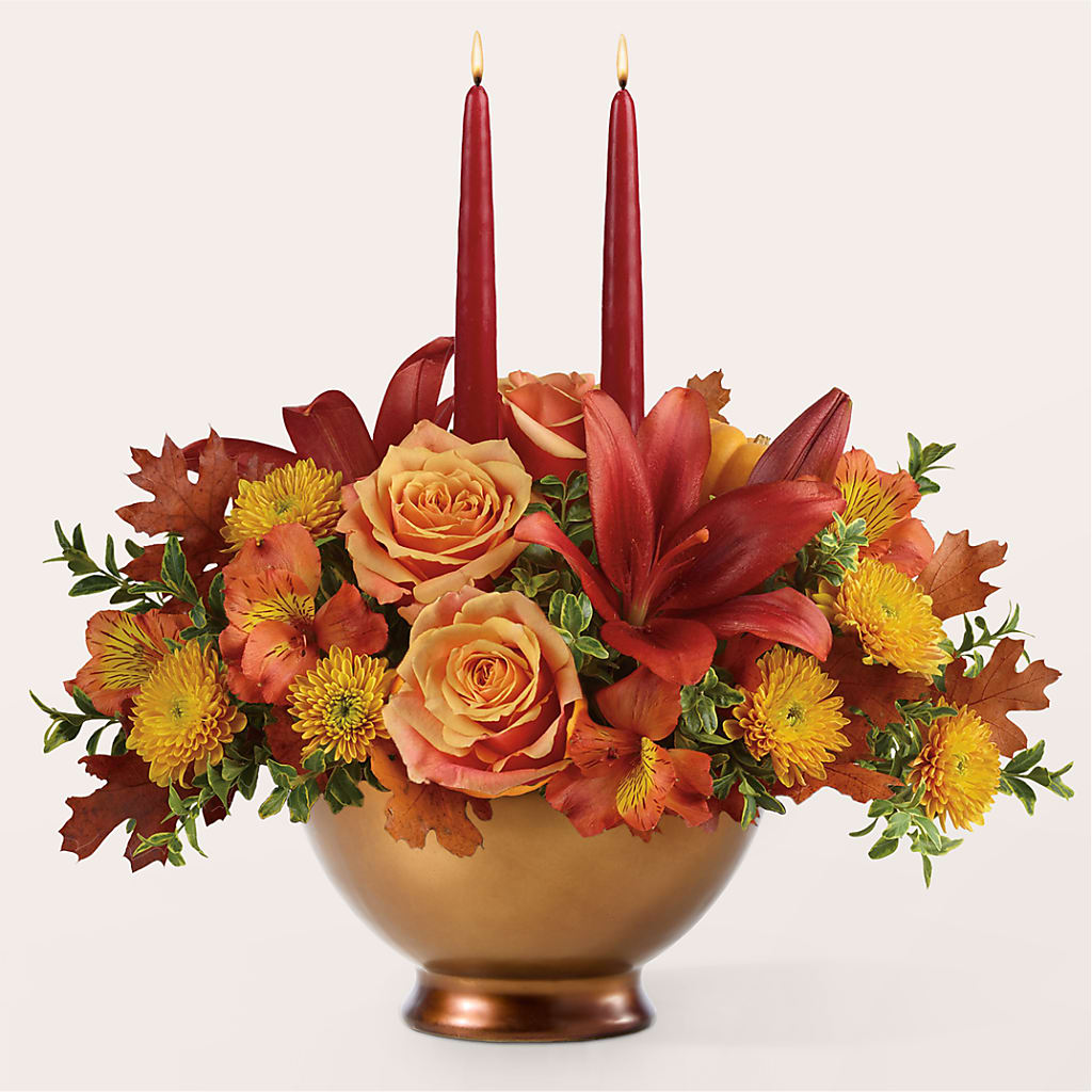 Harvest Table Centerpiece –  Overnightflowerdelivery.com, Tontitown AR