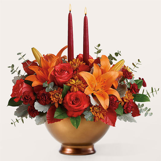 Fruits of Fall Centerpiece –  Overnightflowerdelivery.com, Tontitown AR