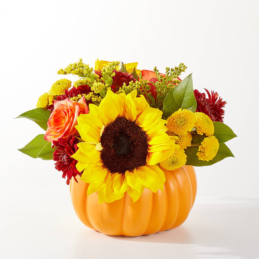 Golden Gourd Pumpkin Bouquet –  Overnightflowerdelivery.com, Tontitown AR