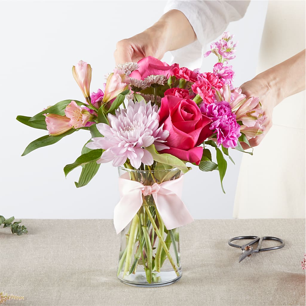 Pink Ribbon - A Florist Original –  Overnightflowerdelivery.com, Tontitown AR