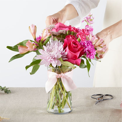 Pink Ribbon - A Florist Original –  Overnightflowerdelivery.com, Tontitown AR