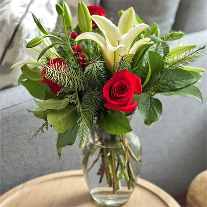 Sparkling Snowflakes Bouquet –  Overnightflowerdelivery.com, Tontitown AR