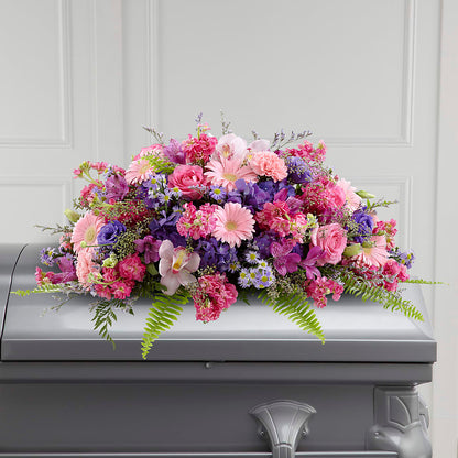 Glorious Garden Casket Spray –  Overnightflowerdelivery.com, Tontitown AR