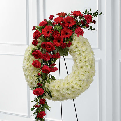 Graceful Tribute Wreath –  Overnightflowerdelivery.com, Tontitown AR