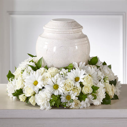 Ivory Gardens Cremation Adornment –  Overnightflowerdelivery.com, Tontitown AR