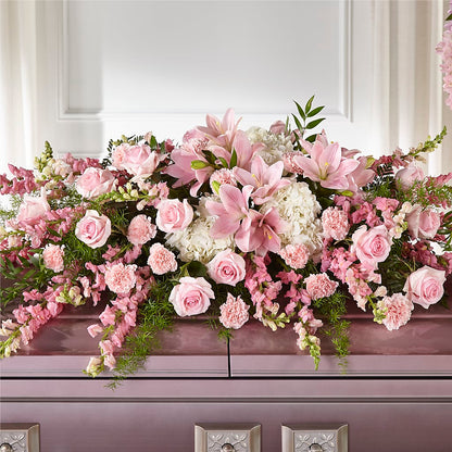 Life & Remembrance Casket Spray –  Overnightflowerdelivery.com, Tontitown AR