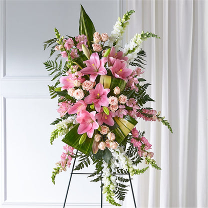 Elegant Embrace Standing Spray –  Overnightflowerdelivery.com, Tontitown AR