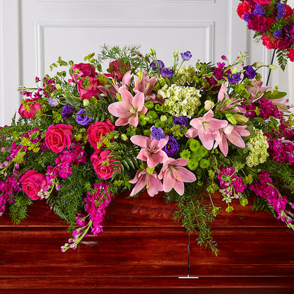 Radiant Tribute Casket Spray –  Overnightflowerdelivery.com, Tontitown AR