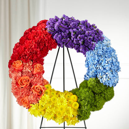 Circle of Love Wreath –  Overnightflowerdelivery.com, Tontitown AR