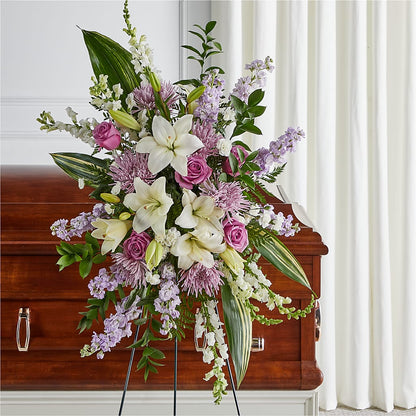 Grateful Hearts Standing Spray –  Overnightflowerdelivery.com, Tontitown AR