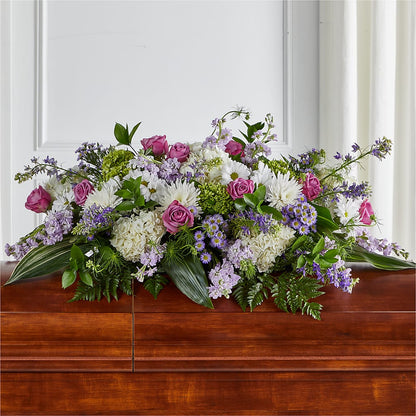Meadows of Serenity Casket Spray –  Overnightflowerdelivery.com, Tontitown AR