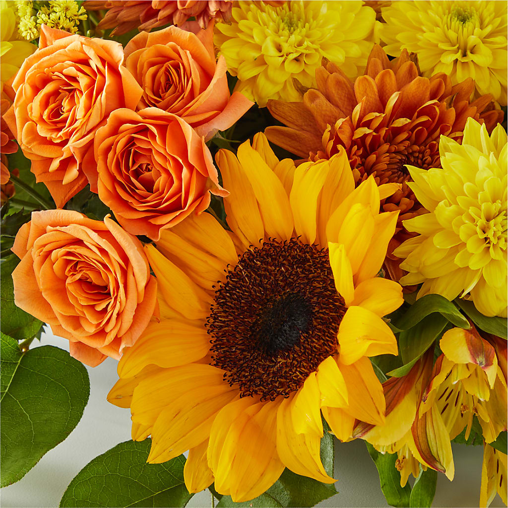 Autumn Harmony Centerpiece –  Overnightflowerdelivery.com, Tontitown AR