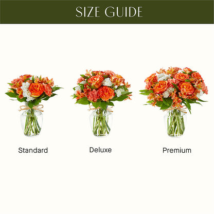 Apricot Glow Bouquet –  Overnightflowerdelivery.com, Tontitown AR