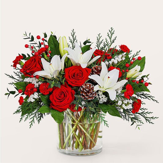Best in Snow Bouquet –  Overnightflowerdelivery.com, Tontitown AR