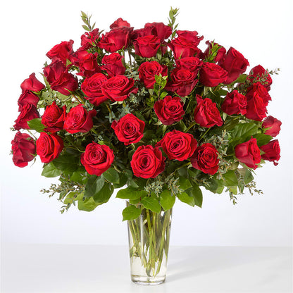 Forever Yours Fifty Stem Red Rose Bouquet –  Overnightflowerdelivery.com, Tontitown AR